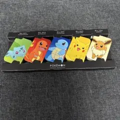 ポケモン　スライドケース　5缶セット　ピカチュウ イーブイ　ヒトカゲのサムネイル