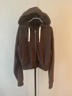 SEE ROOM LyNN フード付き クロップパーカー