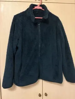 ファーリーフリースフルジップジャケット　XL グリーン