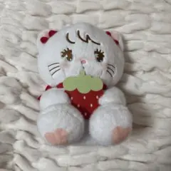 mikko illustrations いちごBIGぬいぐるみ