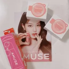 AMUSE ／ティントバームキーリング＆パウダーリップ＆チークのサムネイル