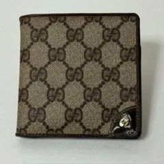 GUCCI オールドグッチ アクセコ GG柄 二つ折り財布 ヴィンテージ
