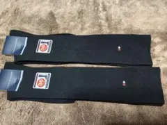 トミーヒルフィガー　ハイソックス　黒　2足