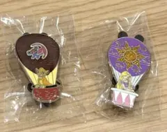 ディズニー　ランダムピンバッジ　ライオンキング ラプンツェル　気球