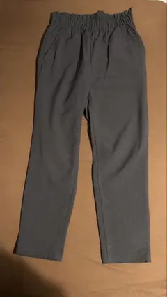 journal standard ハイウエスト ギャザー パンツ ネイビー