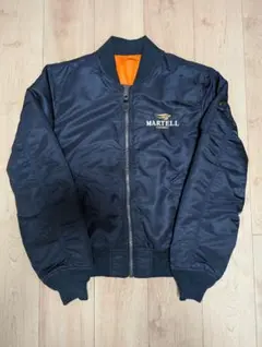 ALPHA INDUSTRIES✕MARTELL　MA-1 ネイビー　L