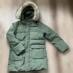 UNIQLO カーキ 中綿　ダウンコート 140