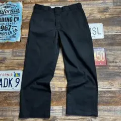 Dickies 874 ワークパンツ W34 ブラック L相当　チノパン 古着