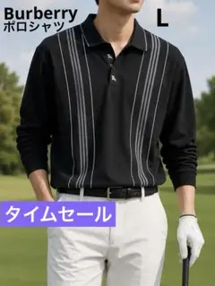 極美品 BURBERRY GOLF ポロシャツ ブラック×イエロー L - メルカリ