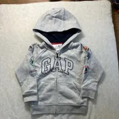 GAP フード付きジップアップパーカー