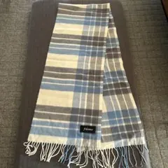 Filomo チェック柄 マフラー ブルー系