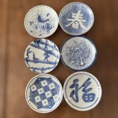 非売品レア【三越】オリジナル　北大路魯山人写生器　小皿　６枚　　未使用箱付のサムネイル