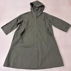 MAJESTIC LEGON オリーブグリーン フード付きロングコート