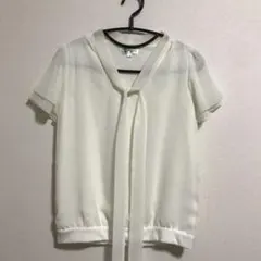 ミッシェルクラン　レディースボウタイブラウス【値下げ】