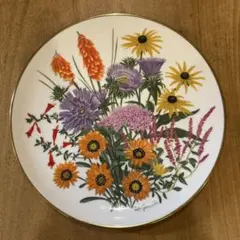 ビングオーグレンダール コスモス 花 蝶 絵皿 壁掛け プレート 装飾用