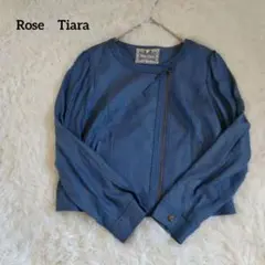 Rose Tiara ローズティアラ　ノーカラージャケット大きめサイズ42