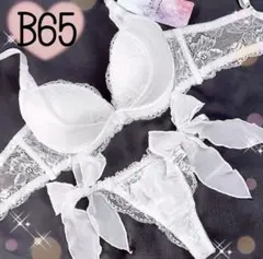 B65シフォン可愛い2wayショーツ（白）♥️ブラショーツTバック♥️トリンプ系