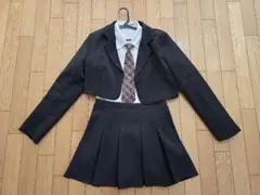 フォーマル スーツ プレザー 白シャツ ブラウス スカート　制服セット　Lサイズ