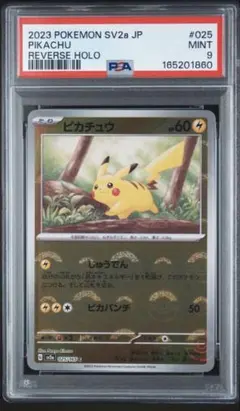 【美品】【PSA】ピカチュウ　モンスターボール　ミラー　151