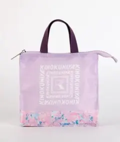 KINOKUNIYA 花柄ミニバッグ パープル