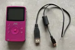 動作品JVC GC-FM1A HD MEMORYカメラ 本体 ブルー - メルカリ