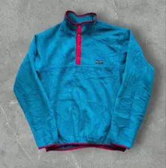 V*★様 80s パタゴニア シンチラ スナップT USA製 Lサイズ ブルー