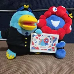 関西万博限定ICOCA イコちゃん、ミャクミャク駅員さんぬいぐるみ 関西万博限定ICOCA イコちゃん、ミャクミャク駅員さんぬいぐるみ