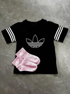 adidas Originals Tシャツ ソックスセット　ベビー　キッズのサムネイル