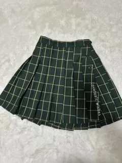 ラブトキシック　美品　チェックスカート　グリーン系　卒服　入学　160㎝