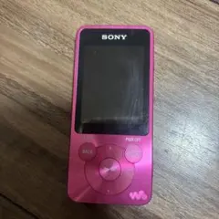 SONY WALKMAN 本体 スピーカー付き ピンク N W-S13 - メルカリ
