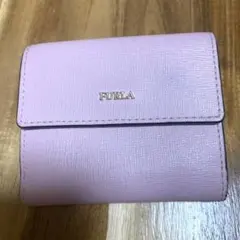 値下げしました♡FURLA BABYLON ベビーピンク二つ折り財布