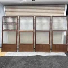 直接引き渡し】木製障子 木製フレーム 4枚セット - メルカリ