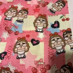 CRYBABY popmart チェリー　布　生地　綿ポリ素材
