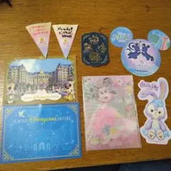 ディズニーリゾート　ステッカー　ポストカード　セット