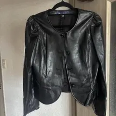 M'S GRACY エムズグレイシー レザー ジャケット 黒 40のサムネイル