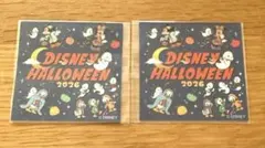 ディズニーハロウィーン 2026 ステッカー2枚セット　シール　クッキー