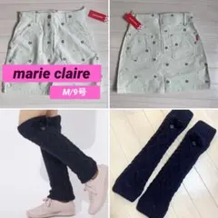 2点■新品■12,870円【マリクレール 】スカート M、レッグウォーマー