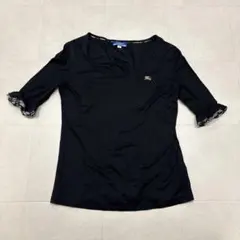 BURBERRY バーバリー ブルーレーベル トップス ホースマーク フリル袖