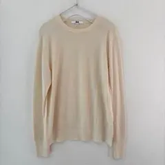 未使用UNIQLOユニクロ　エクストラファインメリノ　クルーネックセーター