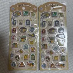 ポケモンぷくぷくシール2枚セット