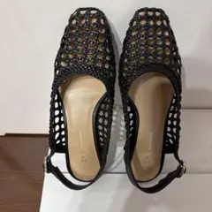PICHE ABAHOUSE メッシュサンダル ブラックのサムネイル