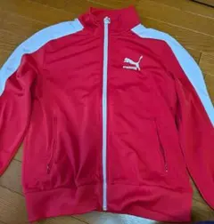 PUMA　トラックジャケットT7 557904レッド　M