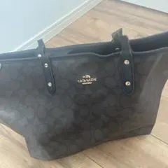 COACH ブラック トートバッグハンドルなし