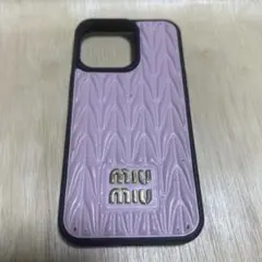 正規品 miu miu ピンク iPhone13pro ケース