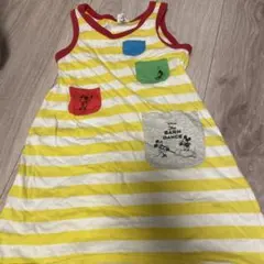 ミッキーマウス ノースリーブワンピース 120cm