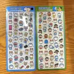 【韓国限定】ドラえもん　3Dクリスタルステッカー　2枚セット♪　正規品