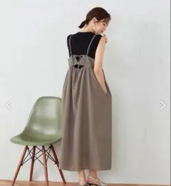 コムサイズム❤︎バックリボンキャミワンピース⭐︎超美品！
