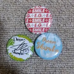 元E-girls　DreamShizuKa 缶バッジセット