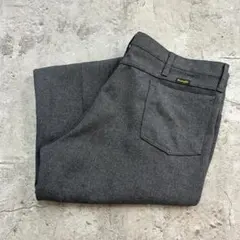 90s USA製　ラングラー　ランチャー　ドレスジーンズ　古着　グレー　W38