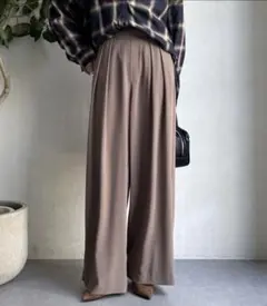 綺麗】CLANE BASIC TUCK PANクラネ 2 ブルー グレー - メルカリ